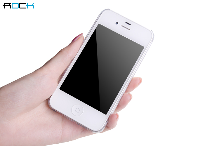 ROCK Rock Azure stone skal till iPhone 4 + Skärmskydd