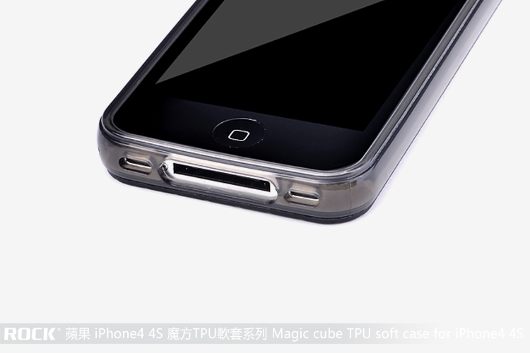 ROCK Rock Flexicase skydd till Apple iPhone 4 och 4S (Black)