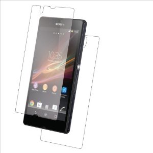 OEM Clear skärmskydd plastfilm och Baksidesskydd Sony Xperia Z