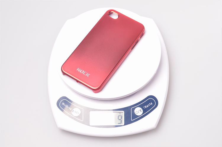 ROCK Rock Titanium skal till Apple iPhone 4 (Silver) + HD Skärmskydd