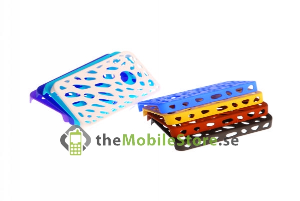 OEM Perforated Baksideskal till iPhone 4S/4 (Svart )