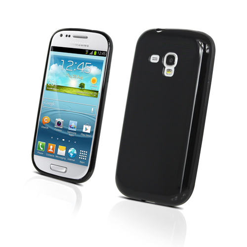 Muvit Muvit Minigel Glazy Skal till Samsung Galaxy S3 Mini i8190 - (Svart)