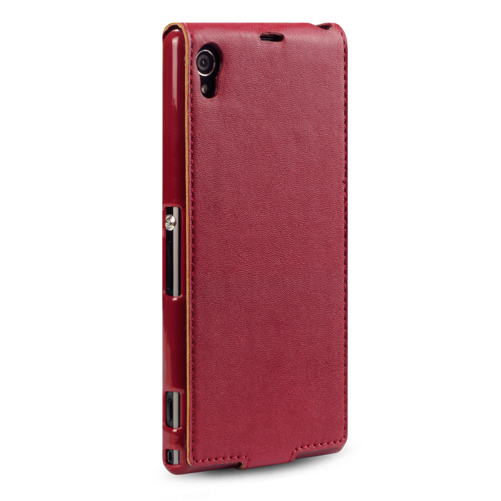 Terrapin Flip Mobilväska - Fodral till Sony Xperia Z1 (Röd)