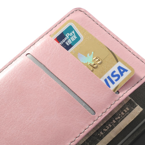 OEM Plånboksfodral till Sony Xperia Z1 Compact (Rosa)