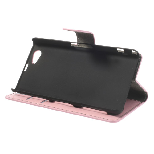 OEM Plånboksfodral till Sony Xperia Z1 Compact (Rosa)