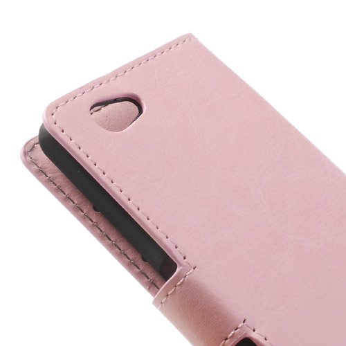 OEM Plånboksfodral till Sony Xperia Z1 Compact (Rosa)