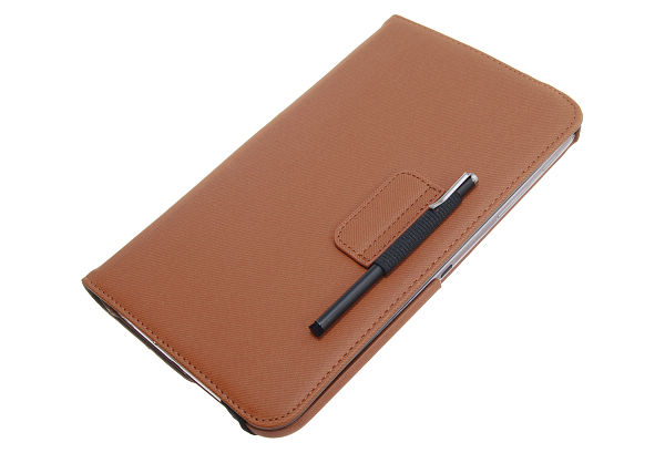 OEM Denim Rotating Armour Fodral till Samsung Galaxy Tab 3 7.0 (Brun)