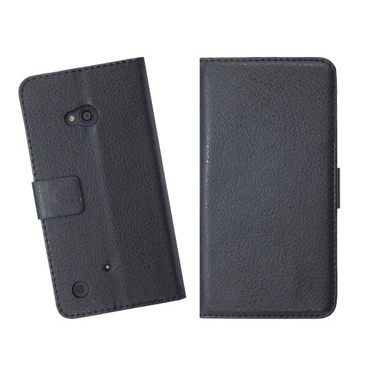 OEM Embossed Plånboksväska till Nokia Lumia 720 (Svart)