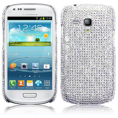 OEM Bling Bling Skal till Samsung Galaxy S3 mini i8190 (Silver)