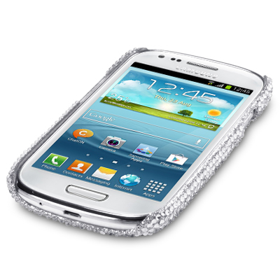 OEM Bling Bling Skal till Samsung Galaxy S3 mini i8190 (Silver)