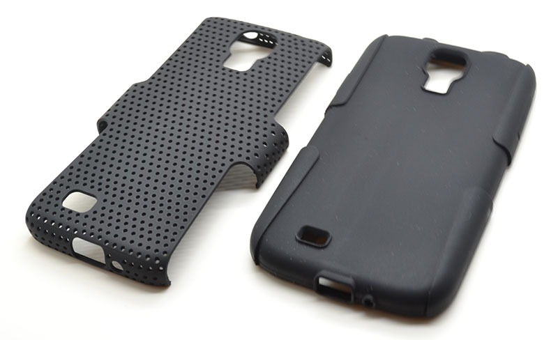 OEM Mesh Combo Skal till Samsung Galaxy S4 i9500 (Svart)
