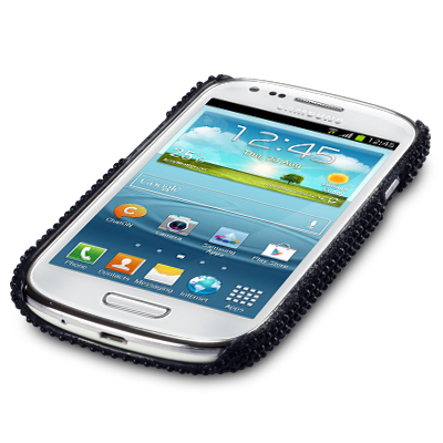 OEM Bling Bling Skal till Samsung Galaxy S3 mini i8190 (Svart)