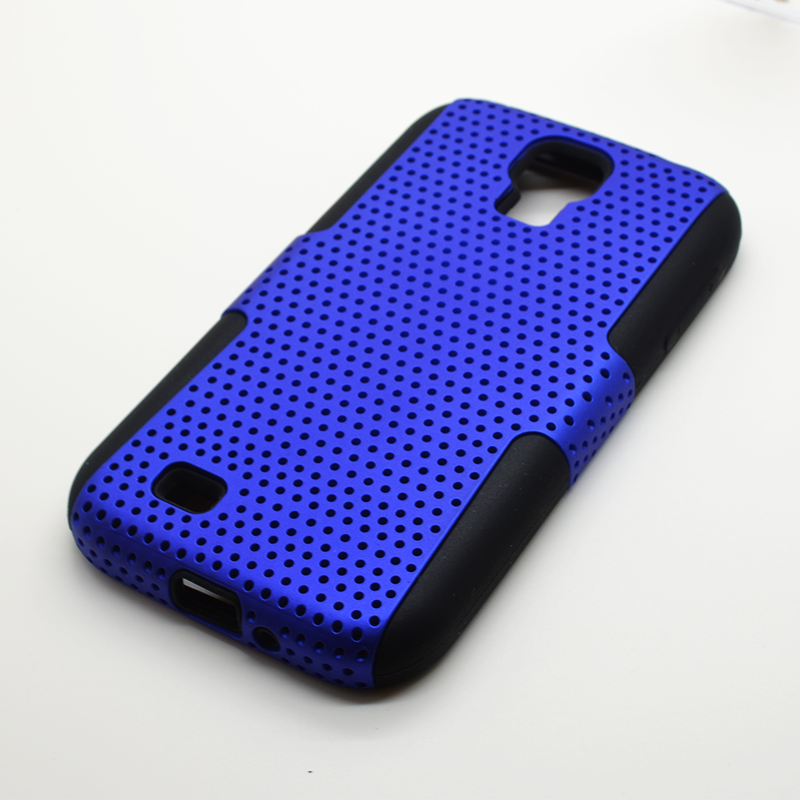 OEM Mesh Combo Skal till Samsung Galaxy S4 i9500 (Blå)