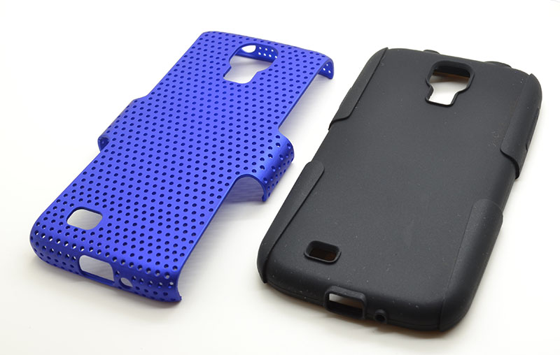 OEM Mesh Combo Skal till Samsung Galaxy S4 i9500 (Blå)