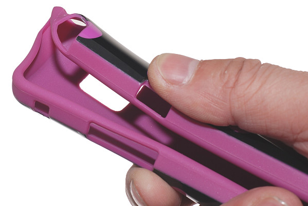 OEM Polka Dots flexiCase skal till iPhone 4 / 4S (Orange)