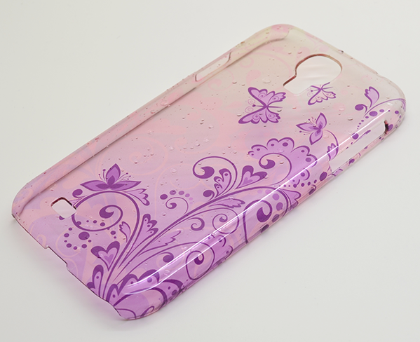 OEM Baksidesskal till Samsung Galaxy S4 i9500 - Lila Fjärilar