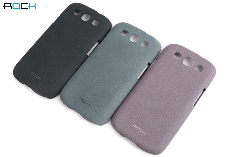 ROCK Rock Quicksand Skal till Samsung Galaxy S3 - I9300 (Grå Rosa)