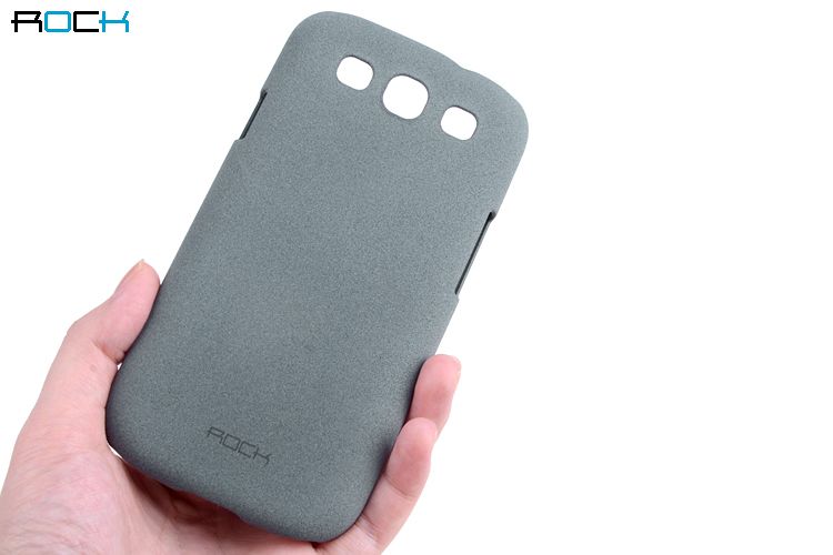 ROCK Rock Quicksand Skal till Samsung Galaxy S3 - I9300 (Grå Rosa)