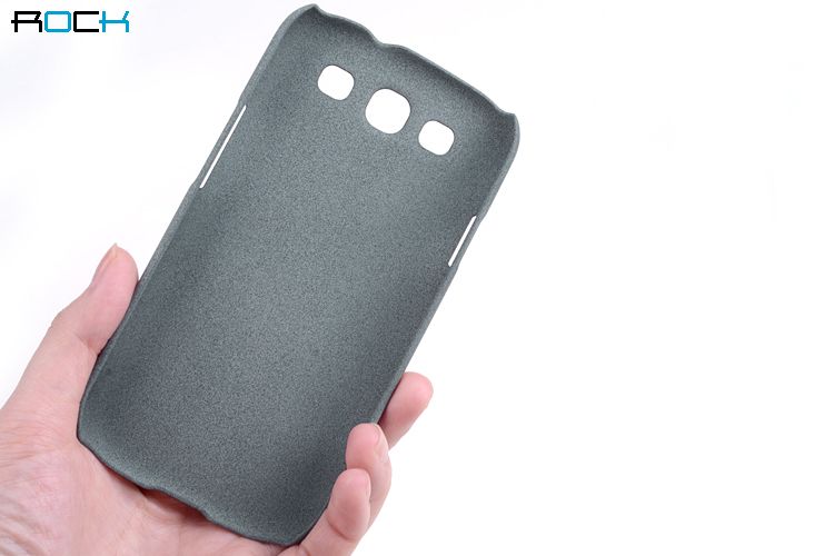 ROCK Rock Quicksand Skal till Samsung Galaxy S3 - I9300 (Grå Rosa)