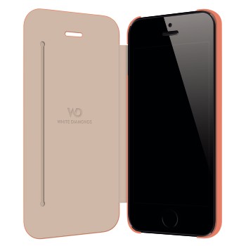 White Diamonds White Diamonds Trinity Booklet till Apple iPhone 5/5S/SE - Korall