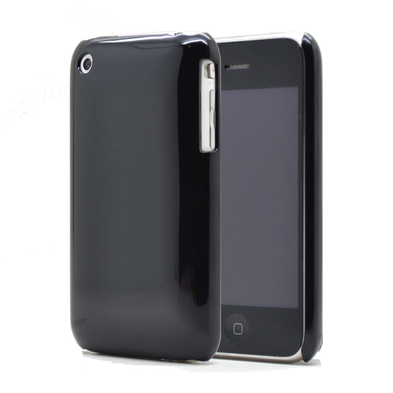 OEM Shiny baksideskal till iPhone 3gs Svart