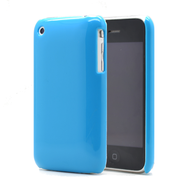 OEM Shiny baksideskal till iPhone 3gs Blå