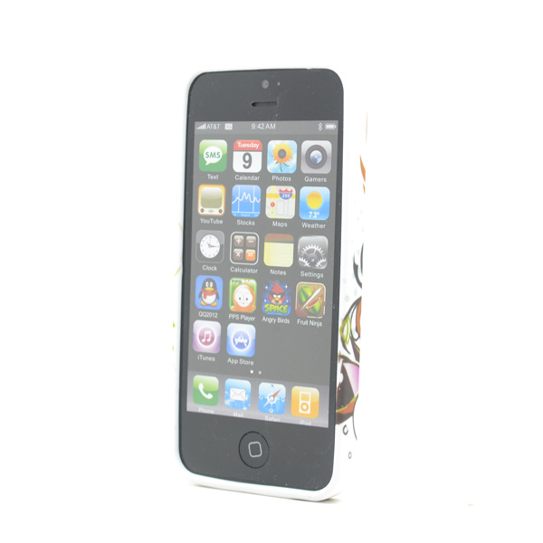 OEM Diamant FlexiCase Skal till Apple iPhone 5/5S/SE - Blommor
