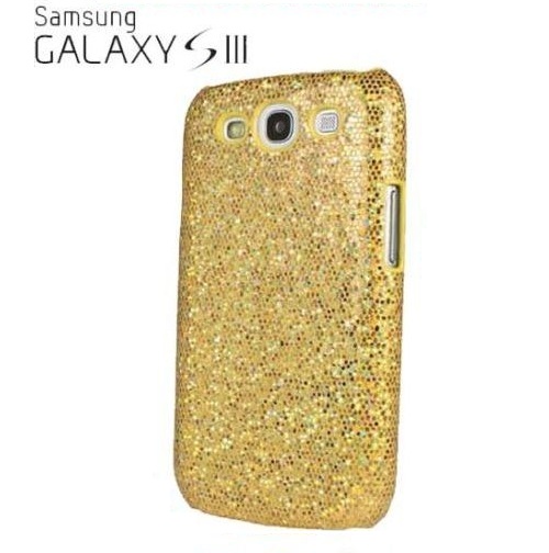 OEM Sparkle Baksideskal tillSamsung Galaxy S3 i9300 (Gul)