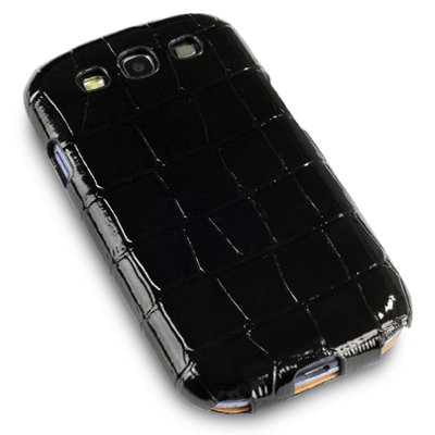 OEM Croco mobilväska till Samsung Galaxy S3 I9300 (Svart)