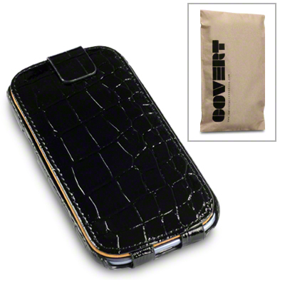 OEM Croco mobilväska till Samsung Galaxy S3 I9300 (Svart)