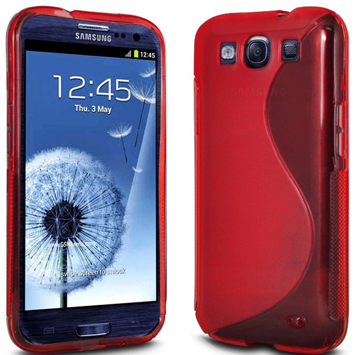 OEM FlexiCase Skal till Samsung Galaxy S3 i9300 (Röd)