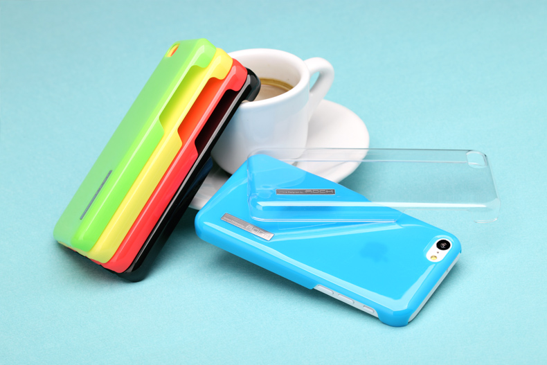 ROCK Rock Ethereal Baksideskal till Apple iPhone 5C (Röd)