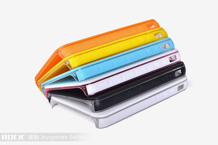 ROCK Rock Invigorate skal till Apple iPhone 4/4S (Gul)