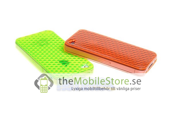OEM Hexagon FlexiCase Skal till iPhone 4S/4 (LILA)