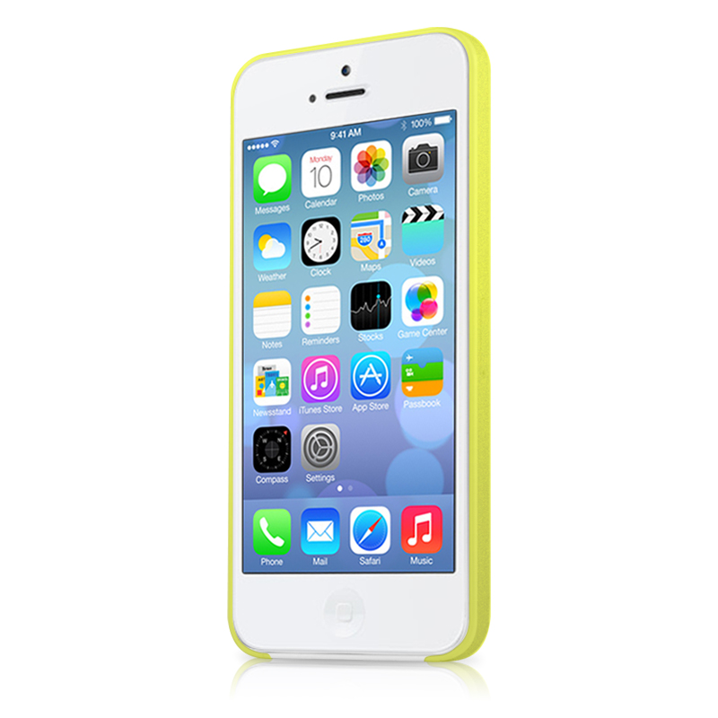 ItSkins ITSkins Zero 3 Skal till iPhone 5C (Gul) + Skärmskydd