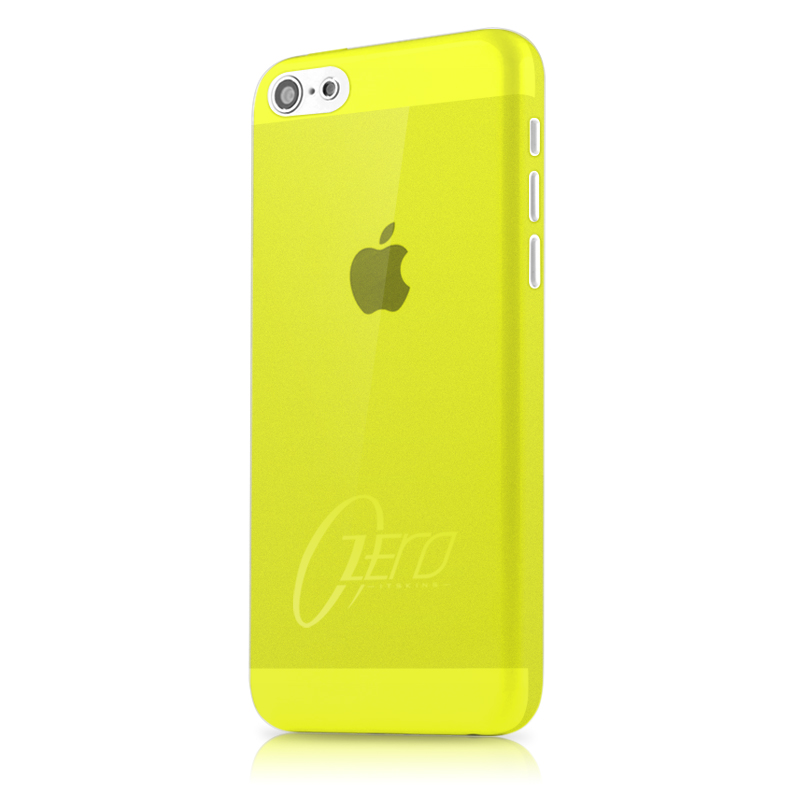 ItSkins ITSkins Zero 3 Skal till iPhone 5C (Gul) + Skärmskydd