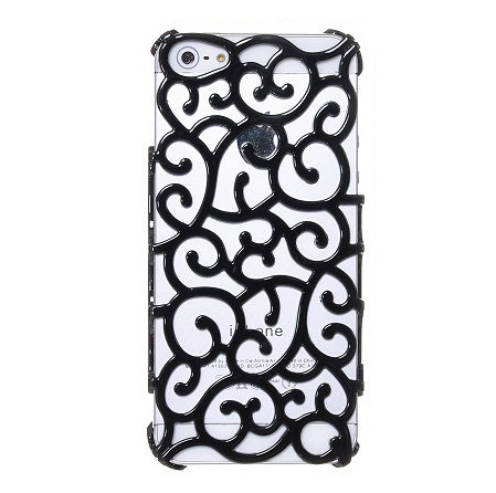 OEM Mönstrat Baksideskal till Apple iPhone 5/5S/SE (Svart)