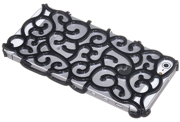 OEM Mönstrat Baksideskal till Apple iPhone 5/5S/SE (Svart)