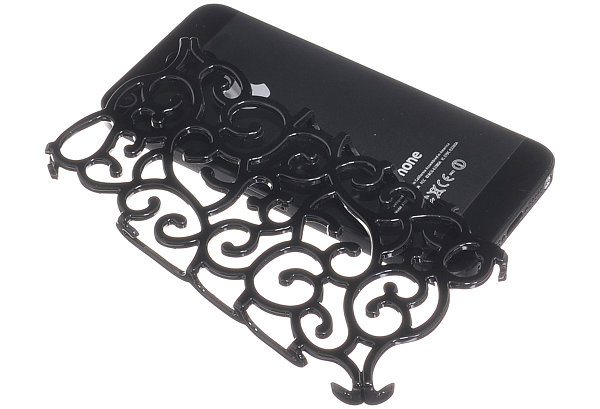 OEM Mönstrat Baksideskal till Apple iPhone 5/5S/SE (Svart)