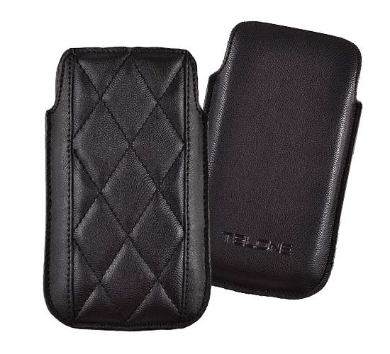 OEM FORCELL Piko läderpouch (Svart)