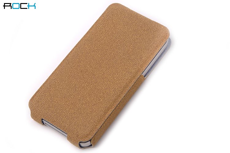 ROCK Rock Eternal mobilväska till Apple iPhone 4S / 4 + Skärmskydd (Orange)