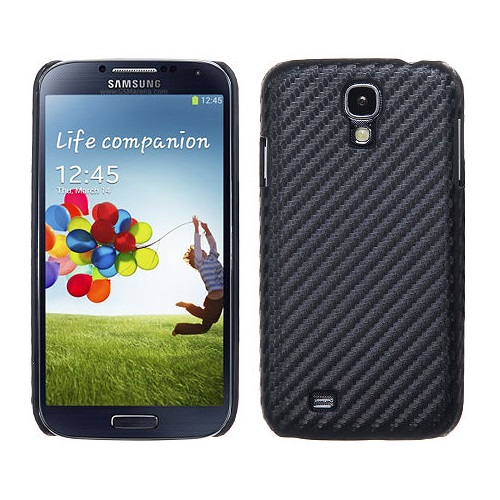 OEM Carbon Fiber Baksideskal till Samsung Galaxy S4 i9500 - (Svart)
