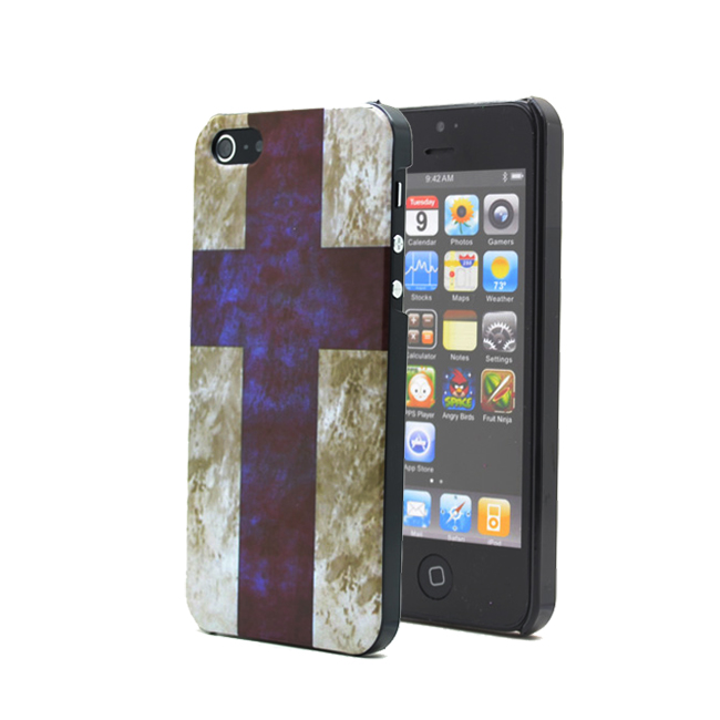 OEM Finlands flagga baksideskal till Apple iPhone 5/5S/SE