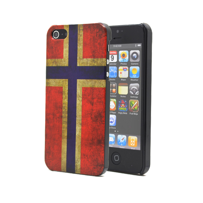 OEM Norges flaggaBaksideskal till Apple iPhone 5/5S/SE