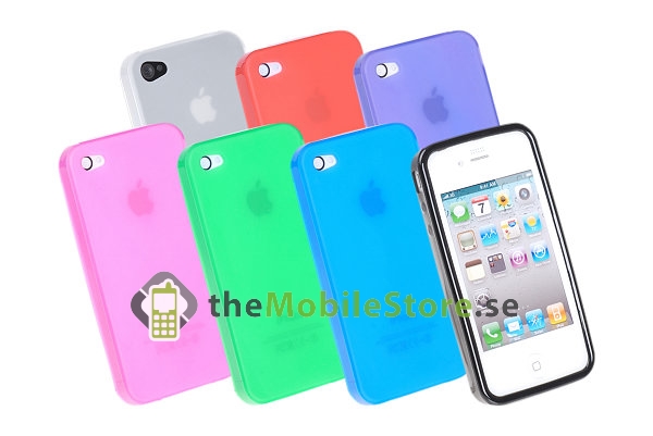 OEM FlexiCase Skal till iPhone 4 (Cloud White)