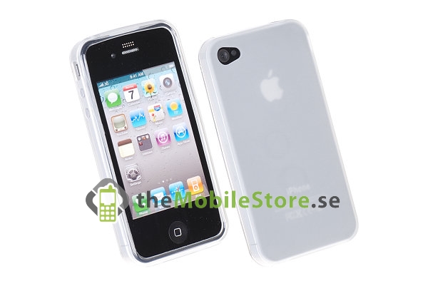 OEM FlexiCase Skal till iPhone 4 (Cloud White)