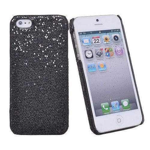 OEM Sparkle skal till Apple iPhone 5/5S/SE (Svart)