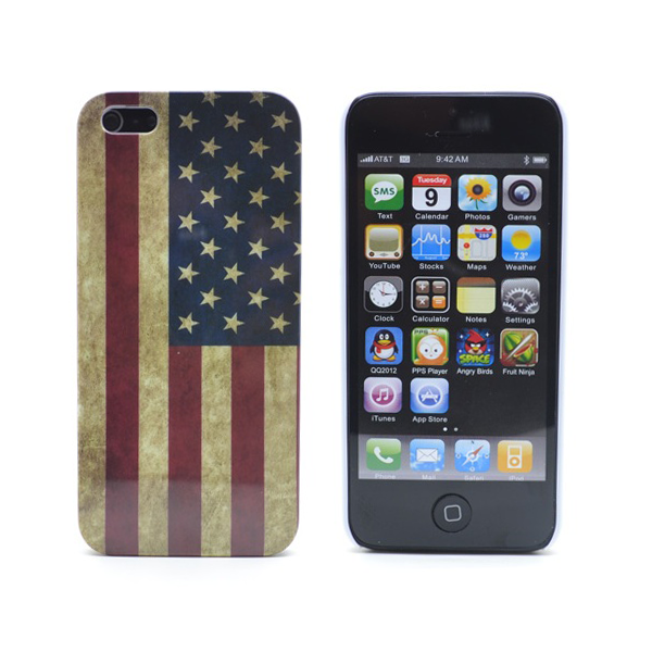 OEM USA flaggaBaksideskal till Apple iPhone 5/5S/SE