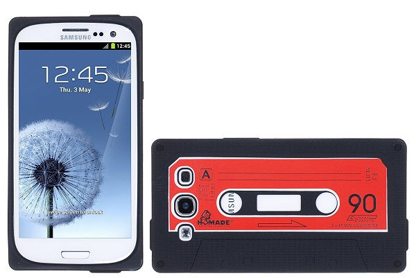 OEM Cassette silikon skal till Samsung Galaxy S3 i9300 (Svart)