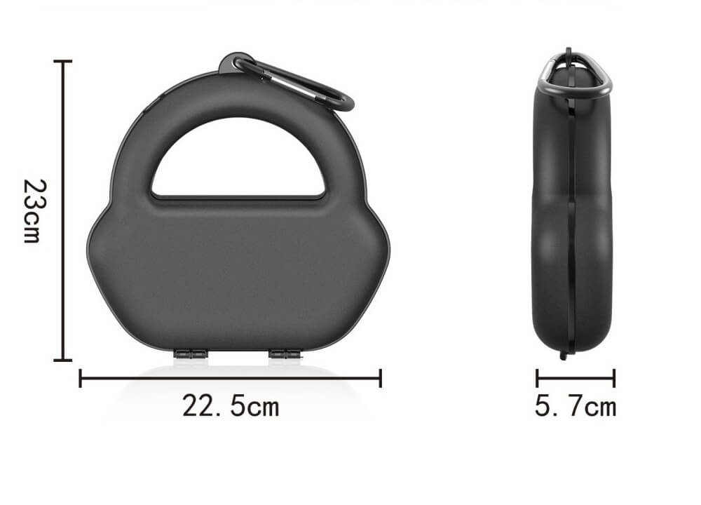 A-One Brand Förvaringsväska till Apple Airpods Max - Frosted Vit